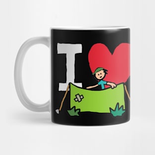 I Love Camping Mug